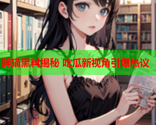 胖猫黑料揭秘 吃瓜新视角引爆热议