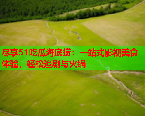 尽享51吃瓜海底捞：一站式影视美食体验，轻松追剧与火锅